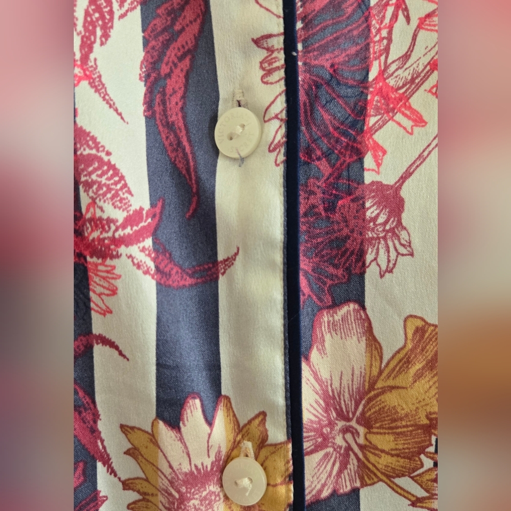 Victoria's Secret Floral Striped Floral  Satin - - Picture 5 of 9